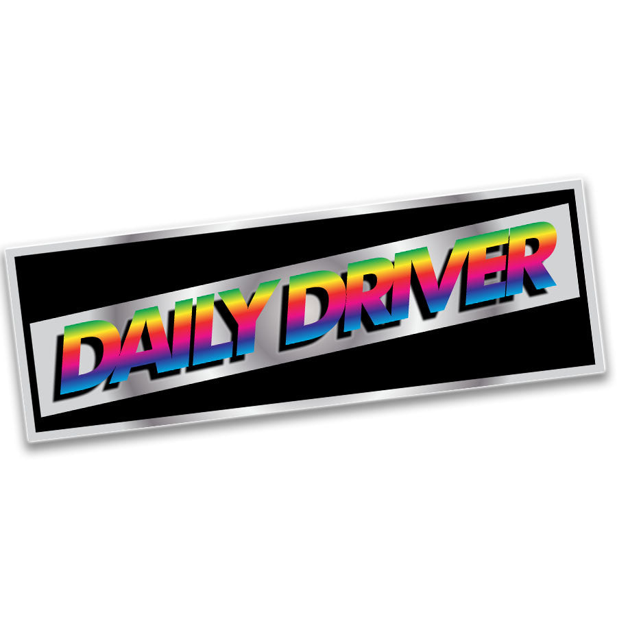 DAILY DRIVER CHROME EDITION SLAP STICKER