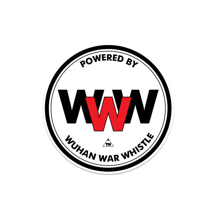"WUHAN WAR WHISTLE" STICKER