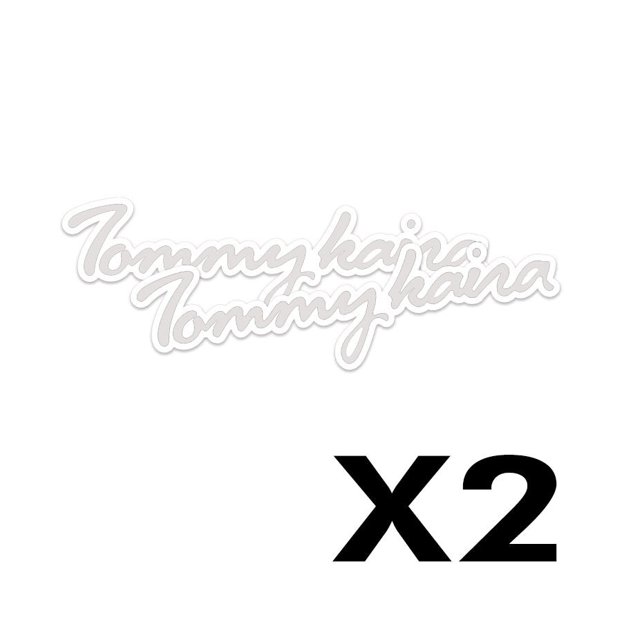 TOMMY KAIRA SIGNATURE STICKER (White) x2