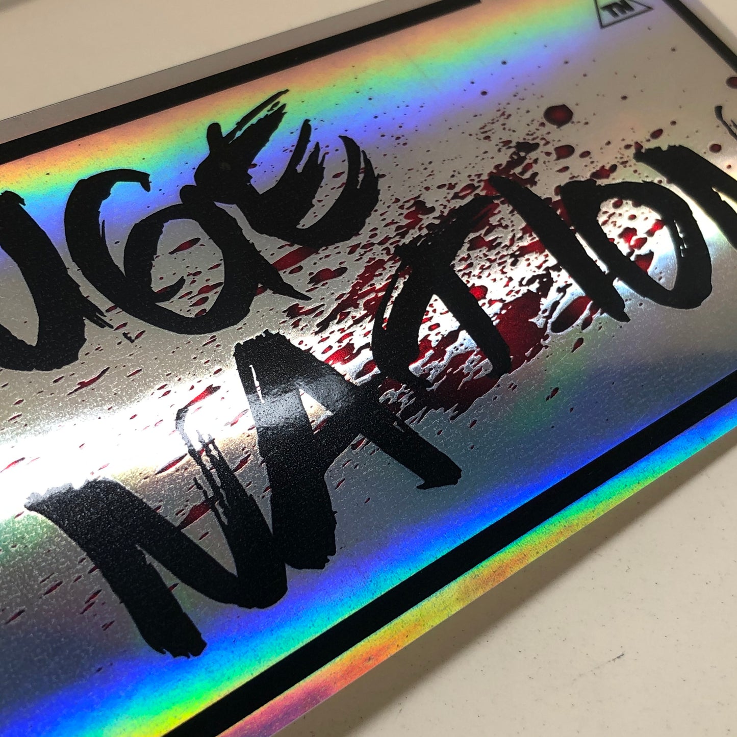 "SAMURAI ANGEL" HOLOGRAPHIC SLAP