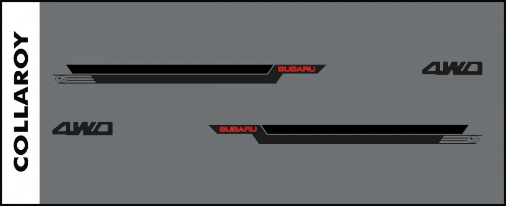 COLLAROY BODY DECAL KIT : SUBARU BRUMBY