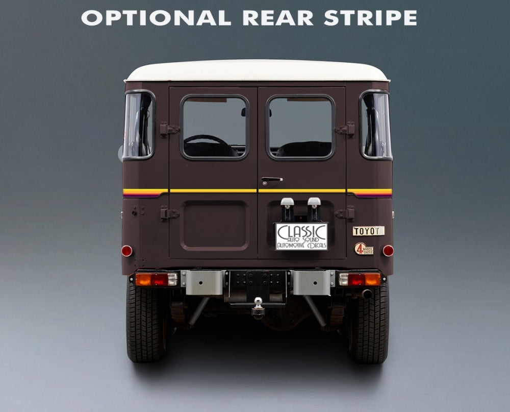 TASMAN BODY DECAL KIT : J40-SERIES TOYOTA LAND CRUISER (SWB)