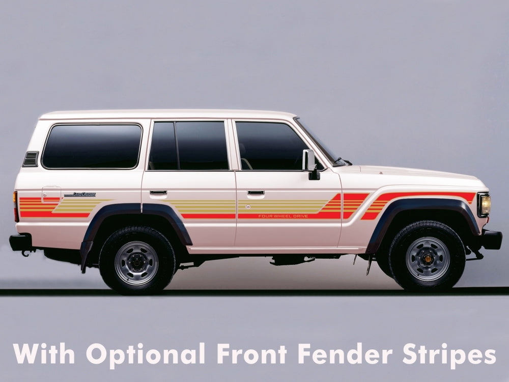 TOWNSVILLE BODY decal KIT : J60 TOYOTA LAND CRUISER
