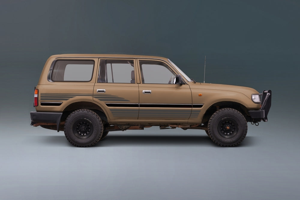 MIAMI BODY DECAL KIT : 1990-1994 J80 TOYOTA LAND CRUISER (WAGON)