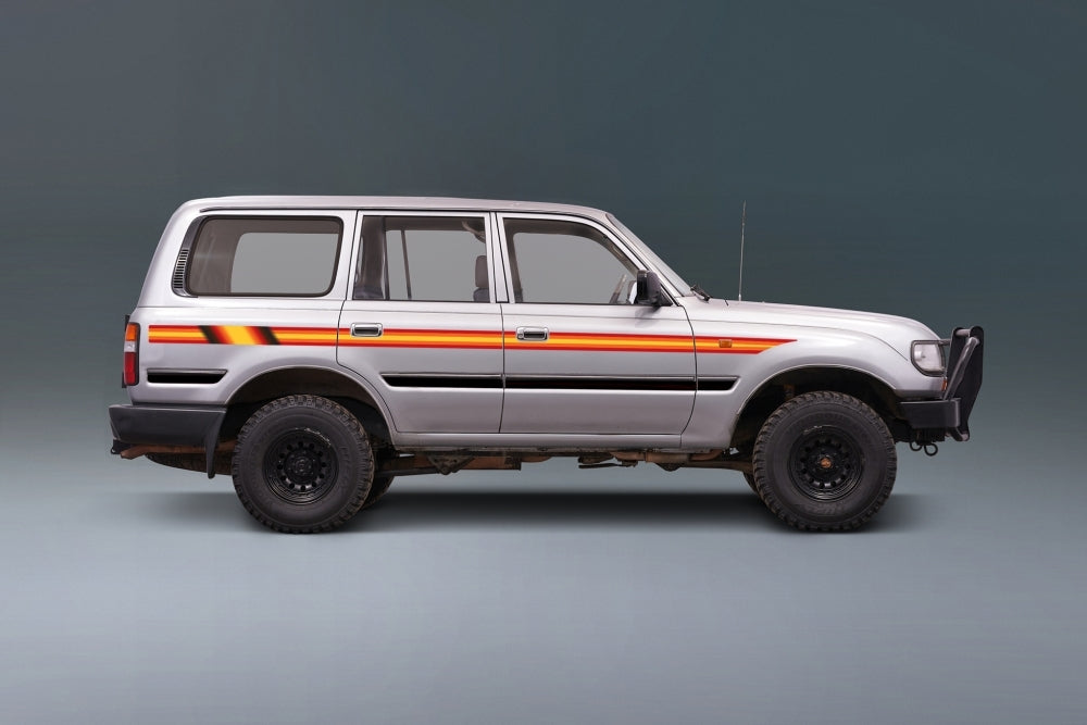 COOMA BODY DECAL KIT : 1990-1994 J80-SERIES TOYOTA LAND CRUISER (WAGON)