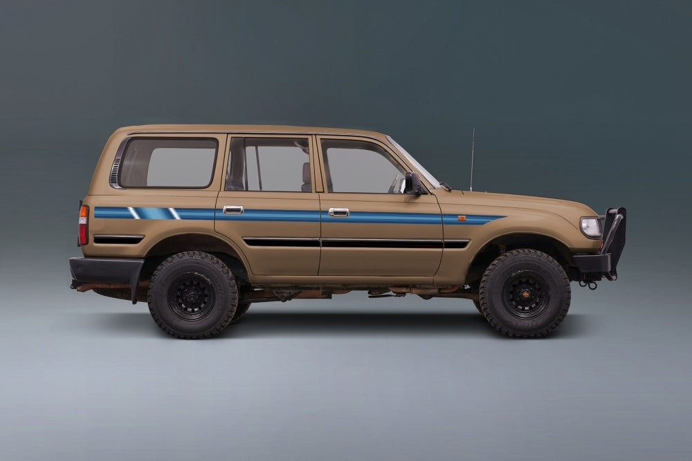 COOMA BODY DECAL KIT : 1990-1994 J80-SERIES TOYOTA LAND CRUISER (WAGON)