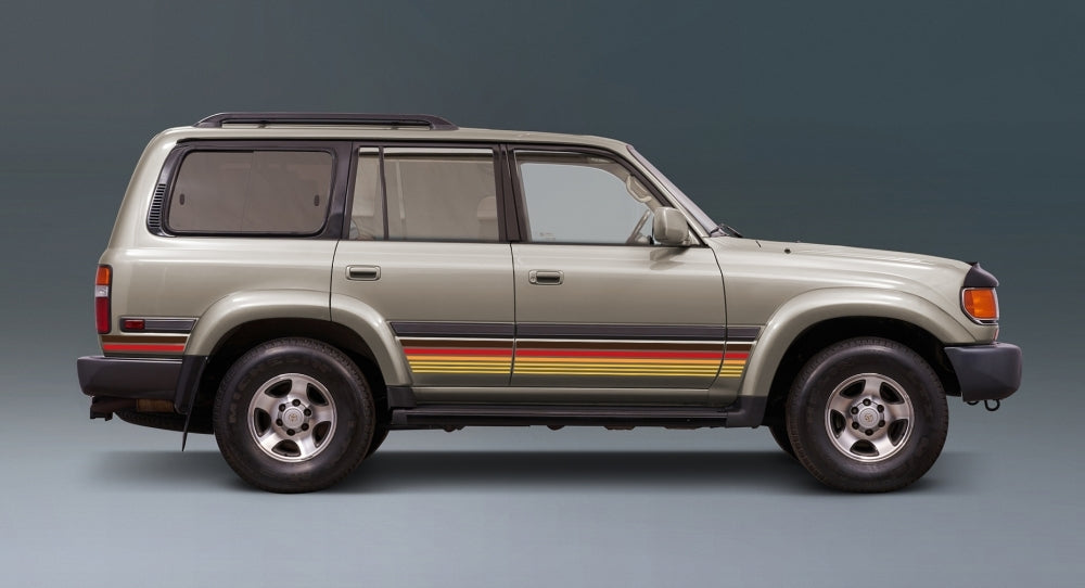 JABIRU BODY DECAL KIT : 1994-1997 J80 TOYOTA LAND CRUISER (WAGON)