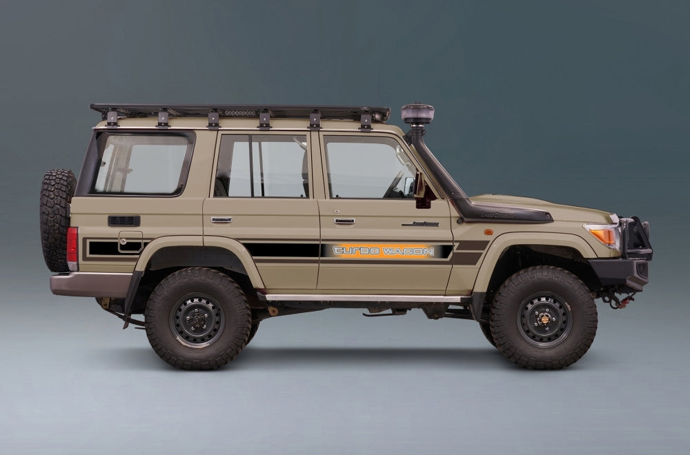 HELSINKI TURBO WAGON BODY DECAL KIT : J76-SERIES TOYOTA LAND CRUISER (WAGON)