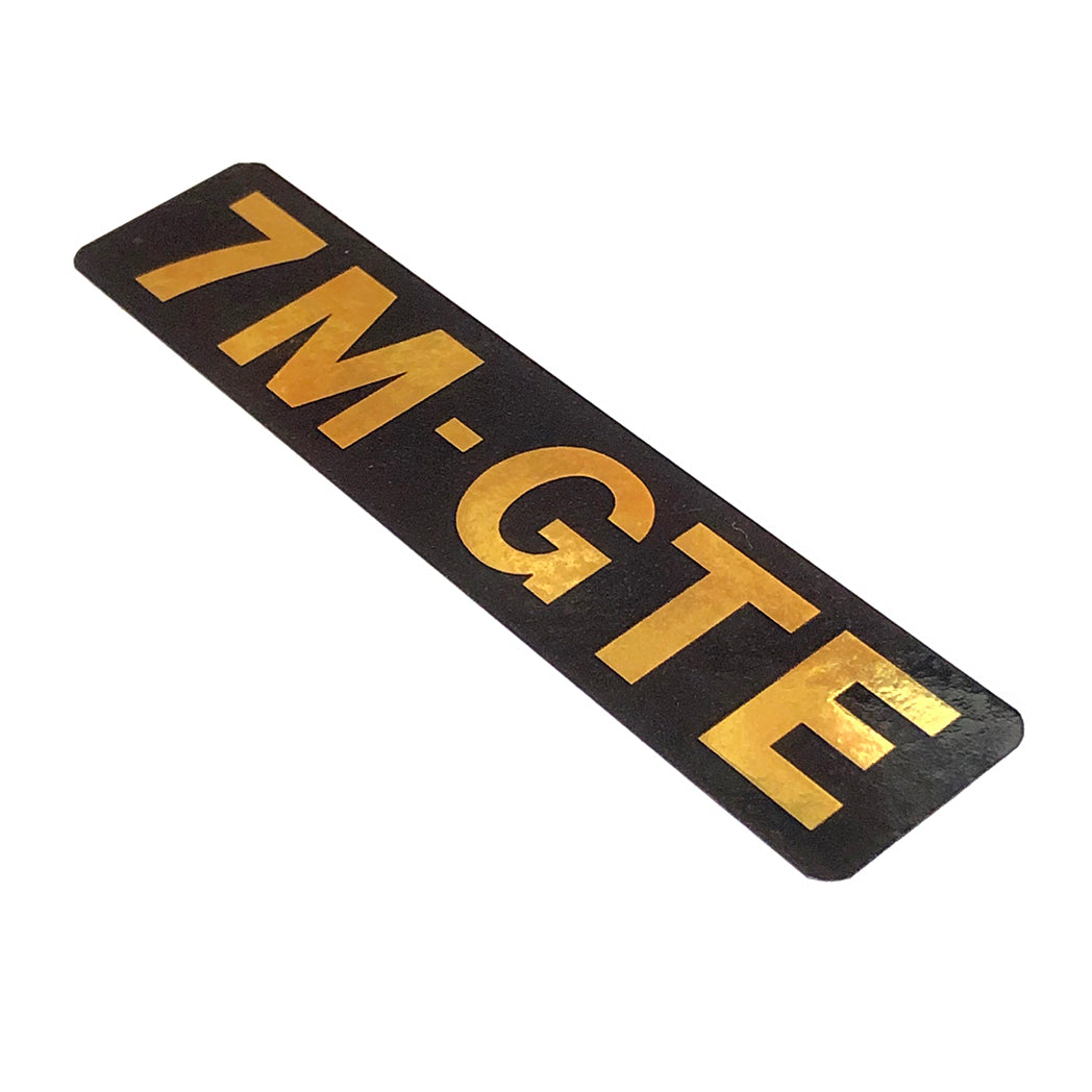 ENGINE NAMEPLATE : 7M-GTE (GOLD EDITION)