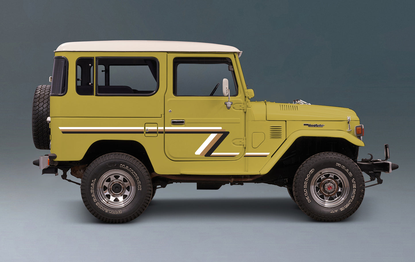KYOTO BODY DECAL KIT : J40-SERIES TOYOTA LAND CRUISER (SWB)