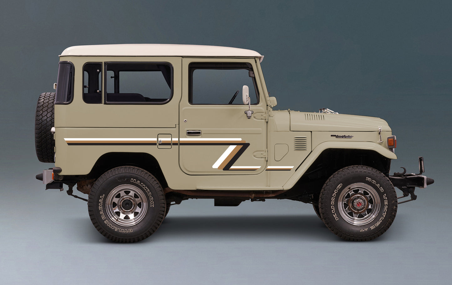 KYOTO BODY DECAL KIT : J40-SERIES TOYOTA LAND CRUISER (SWB)