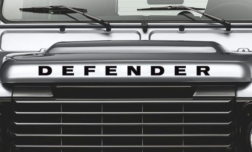 LAND ROVER DEFENDER BONNET DECAL (DEFENDER LOGO)