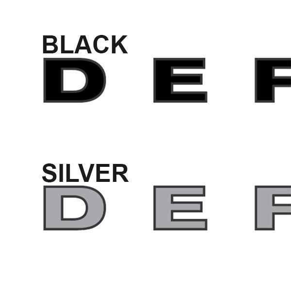 LAND ROVER DEFENDER BONNET DECAL (DEFENDER LOGO)