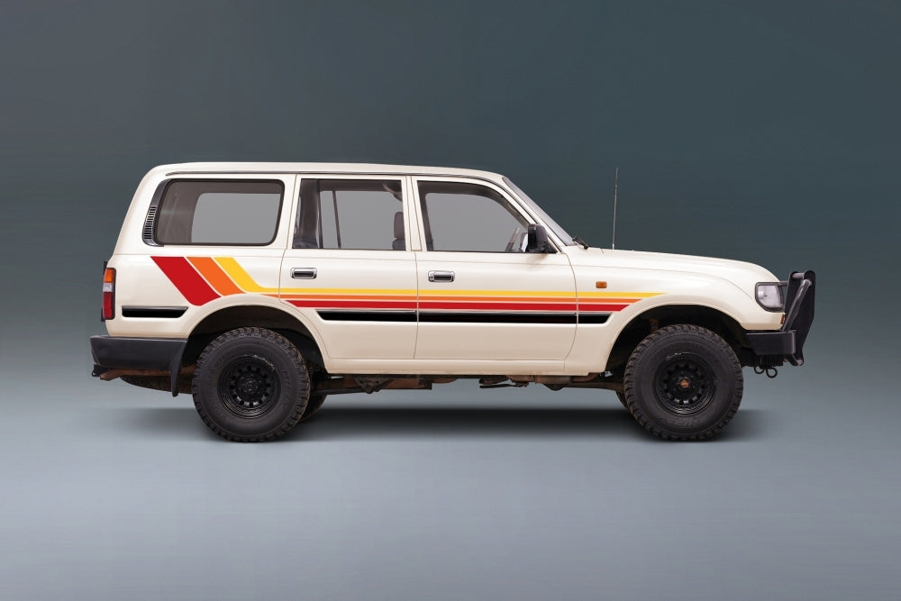 SEATTLE BODY DECAL KIT : 1990-1994 J80 TOYOTA LAND CRUISER (WAGON)