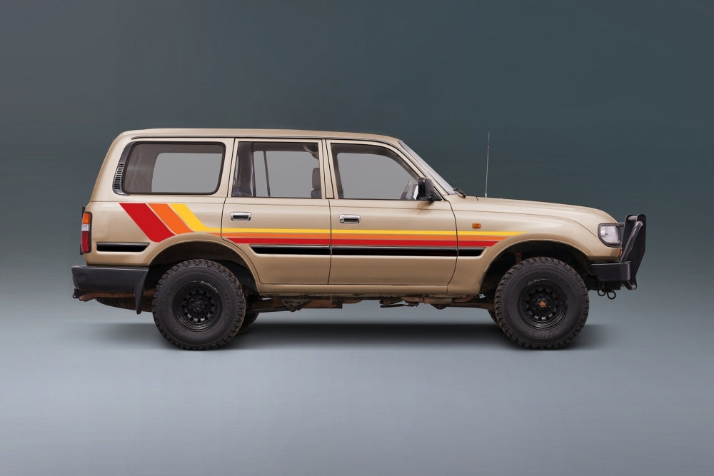SEATTLE BODY DECAL KIT : 1990-1994 J80 TOYOTA LAND CRUISER (WAGON)
