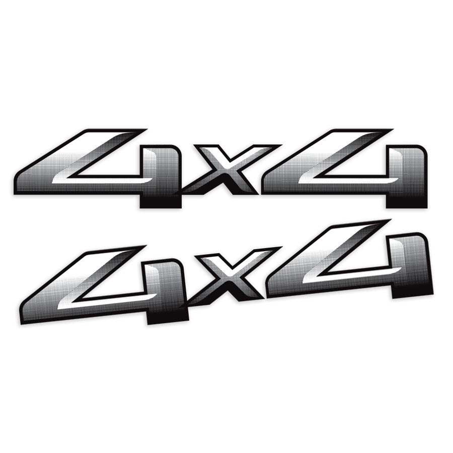 FORD RANGER 4x4 QTR-PANEL DECAL SET (2012-2018) - LIGHT VERSION