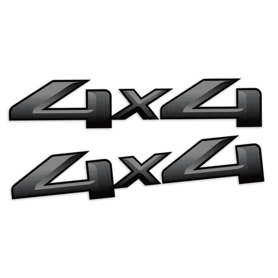 FORD RANGER 4x4 QTR-PANEL DECAL SET (2012-2018) - DARK VERSION