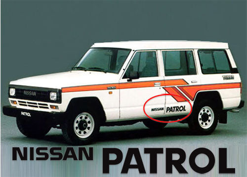 OSAKA BODY DECAL KIT : 1980-1989 MQ/MK/160 NISSAN PATROL (WAGON)