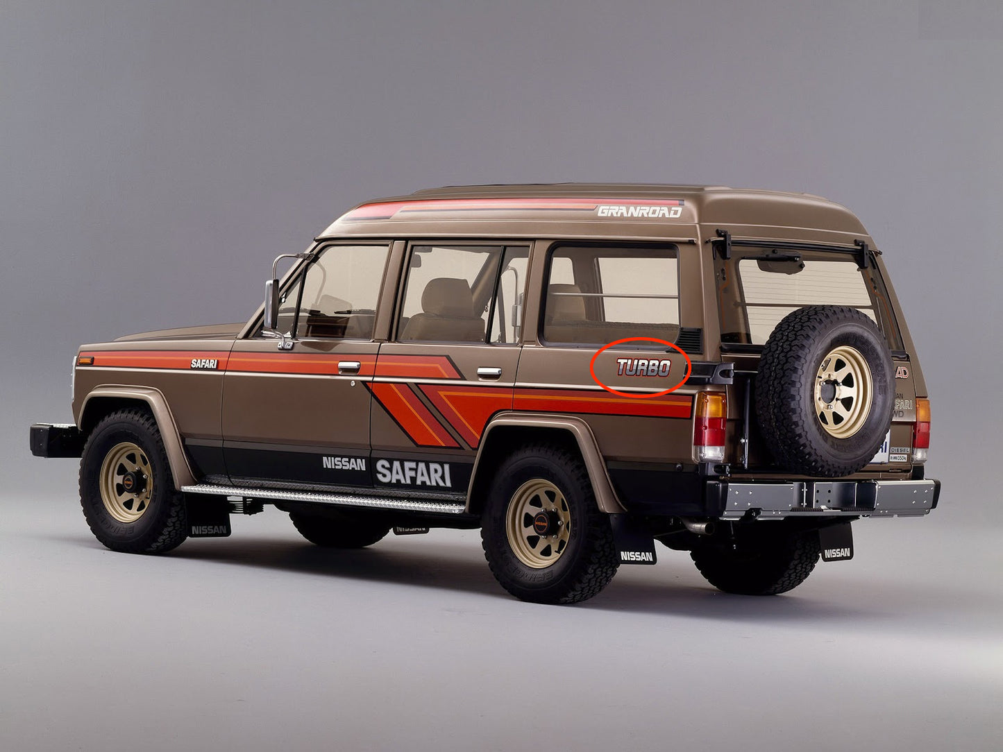 TURBO BODY DECAL : MQ/MK/160 NISSAN PATROL