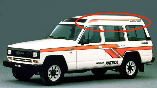 SUPER ROOF / GRANROAD DECAL KIT : 1980-1989 MQ/MK/160 NISSAN PATROL (WAGON)