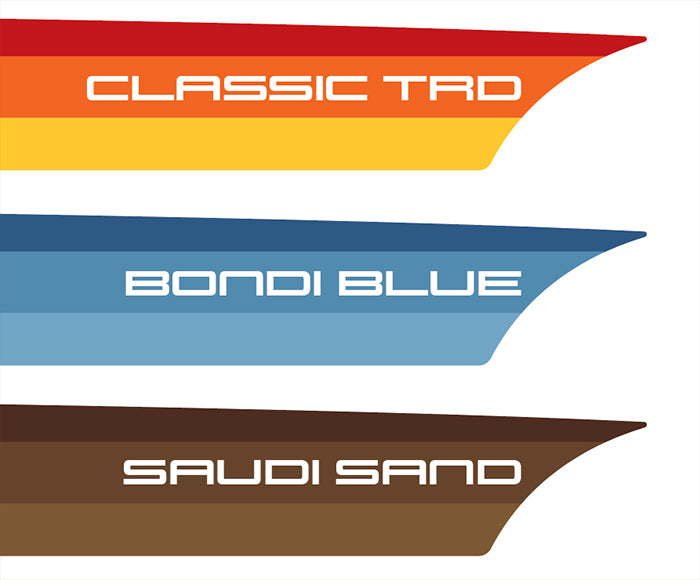 CASUARINA BODY DECAL KIT : 1994-1997 J80 TOYOTA LAND CRUISER (WAGON)