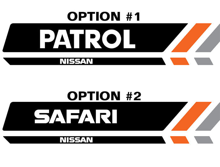 TERRIGAL BODY DECAL KIT : 1987-1997 GQ/Y60 NISSAN PATROL (SWB)
