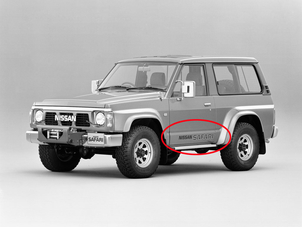 NISSAN SAFARI SIDE DECAL SET : GQ/Y60