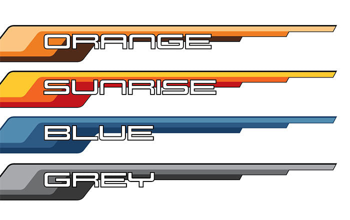 EXMOUTH BODY DECAL KIT : TOYOTA HILUX (1978-1983)