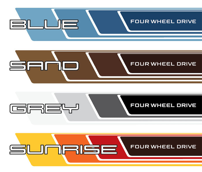 COBAR BODY DECAL KIT : TOYOTA HILUX (1983-1988)
