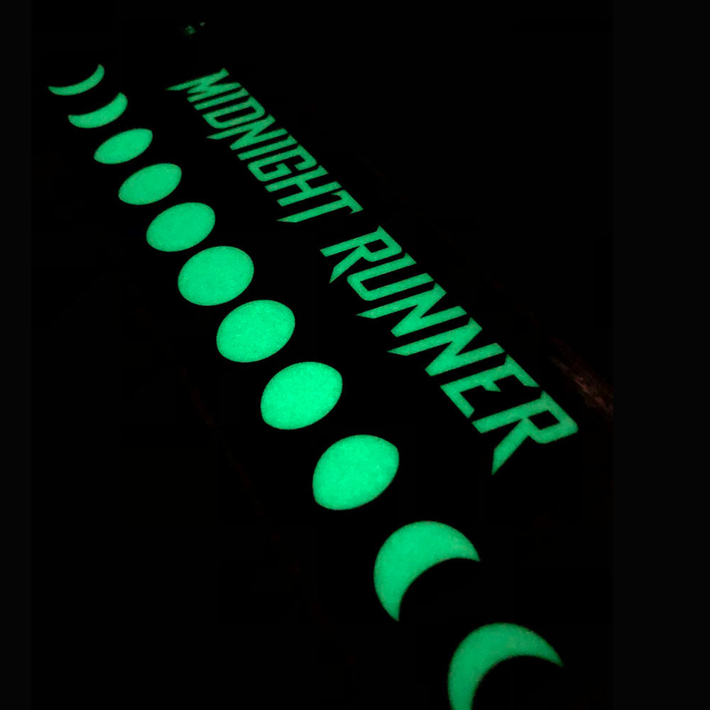 "MIDNIGHT RUNNER" SLAP STICKER (LIMITED EDITION GLOW IN THE DARK)