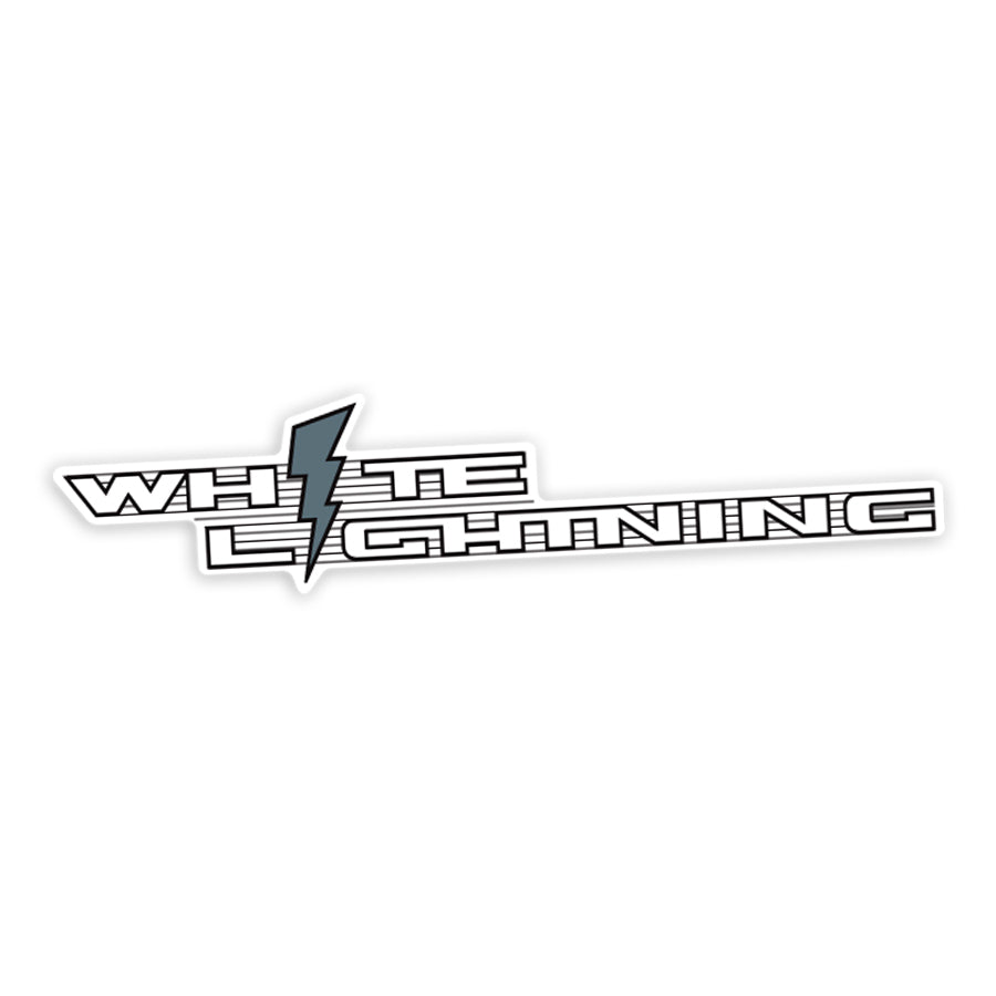 WHITE LIGHTNING TAILGATE & HOOD DECAL : 60-SERIES LANDCRUISER