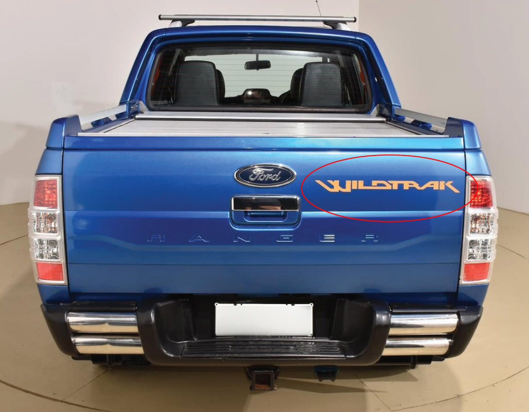 WILDTRAK DOOR & TAILGATE DECAL SET : 2009-2011 PK FORD RANGER