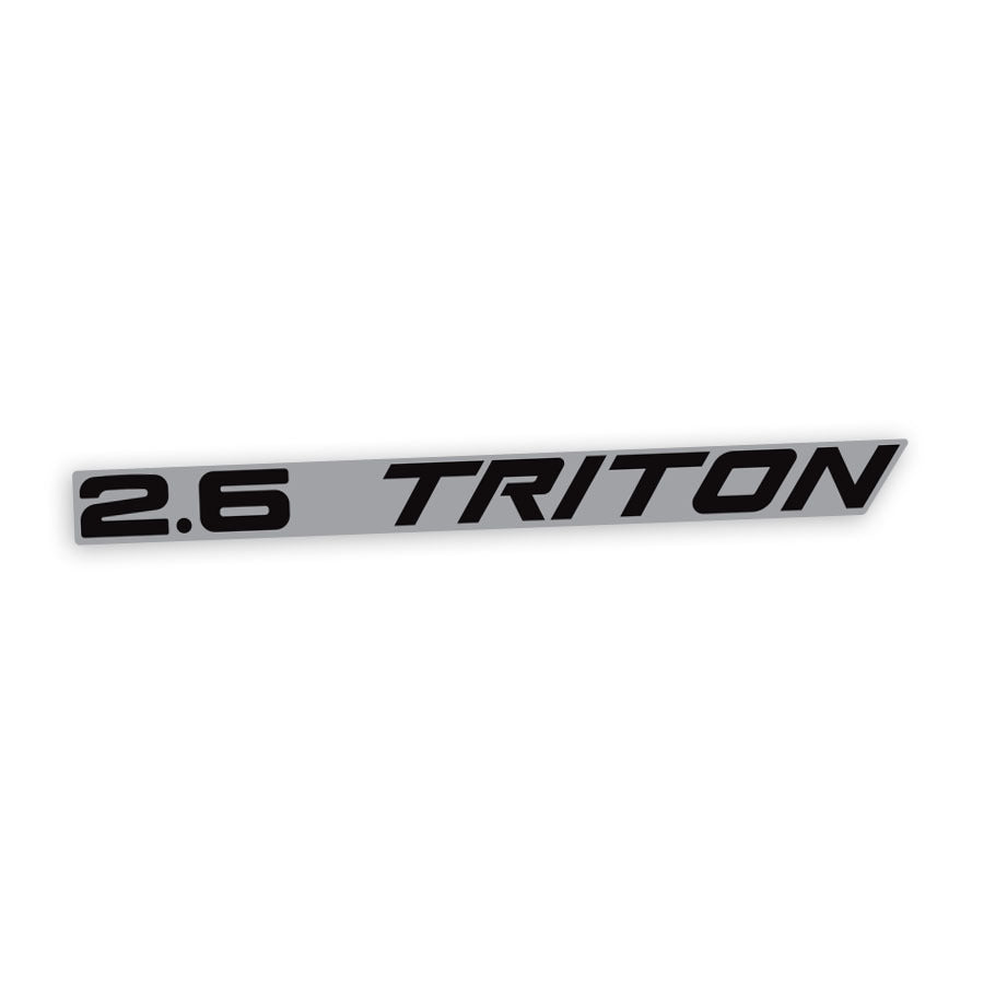 1986-1996 MITSUBISHI TRITON TAILGATE DECAL : 2.6 TRITON