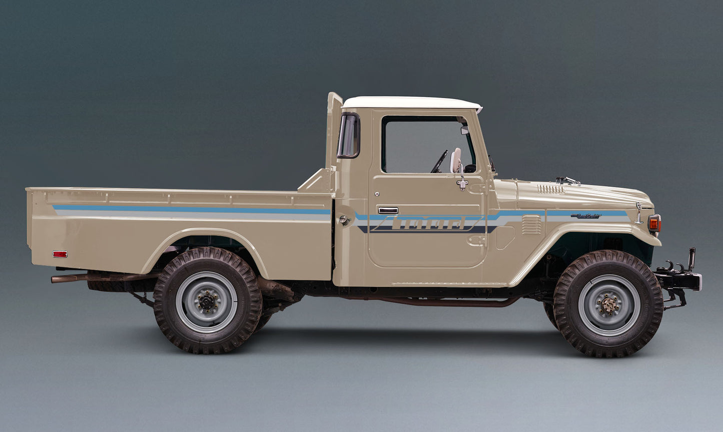 PILBARA BODY DECAL KIT : J45-SERIES TOYOTA LAND CRUISER (UTILITY/PICKUP)