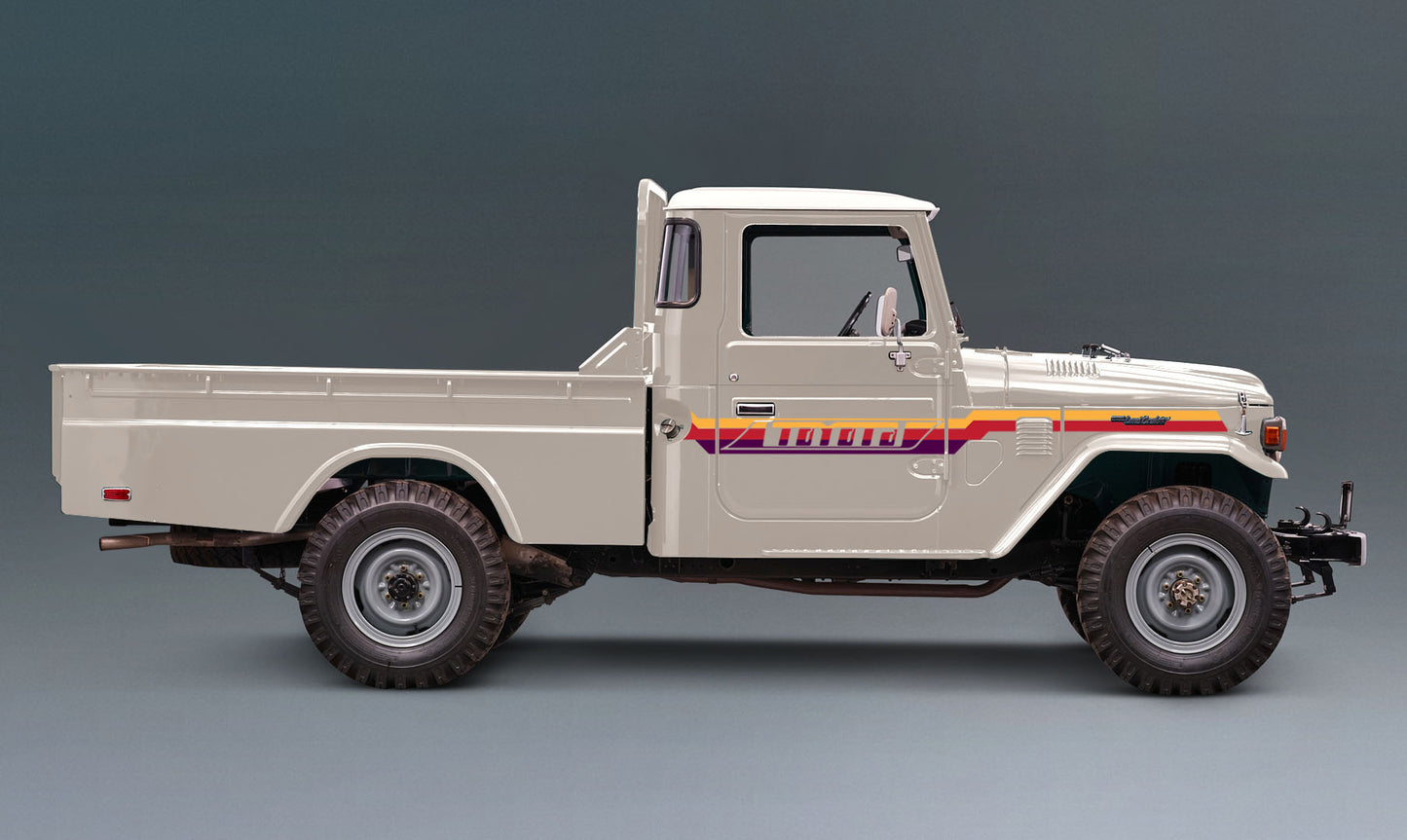 PILBARA BODY DECAL KIT : J45-SERIES TOYOTA LAND CRUISER (UTILITY/PICKUP)