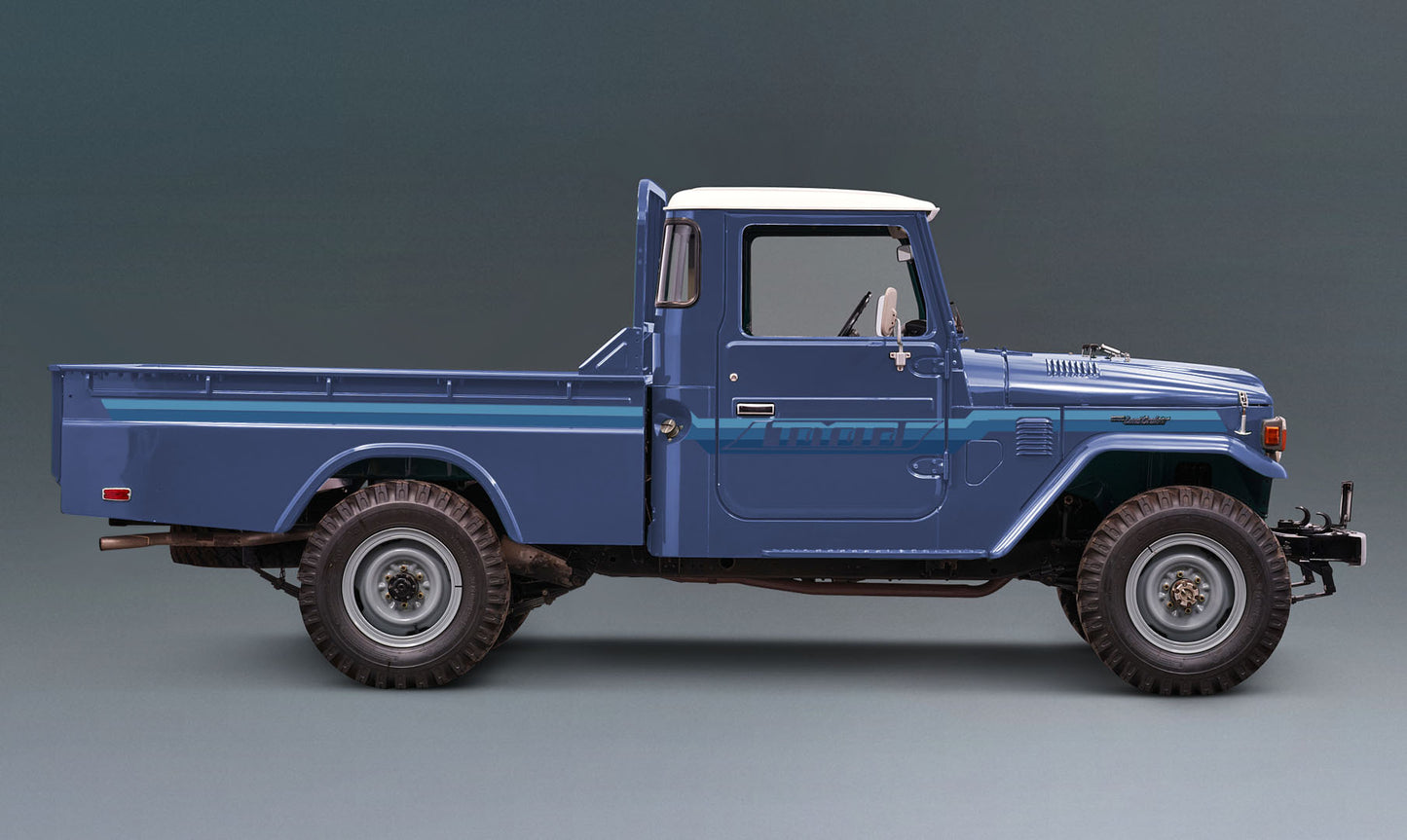 PILBARA BODY DECAL KIT : J45-SERIES TOYOTA LAND CRUISER (UTILITY/PICKUP)