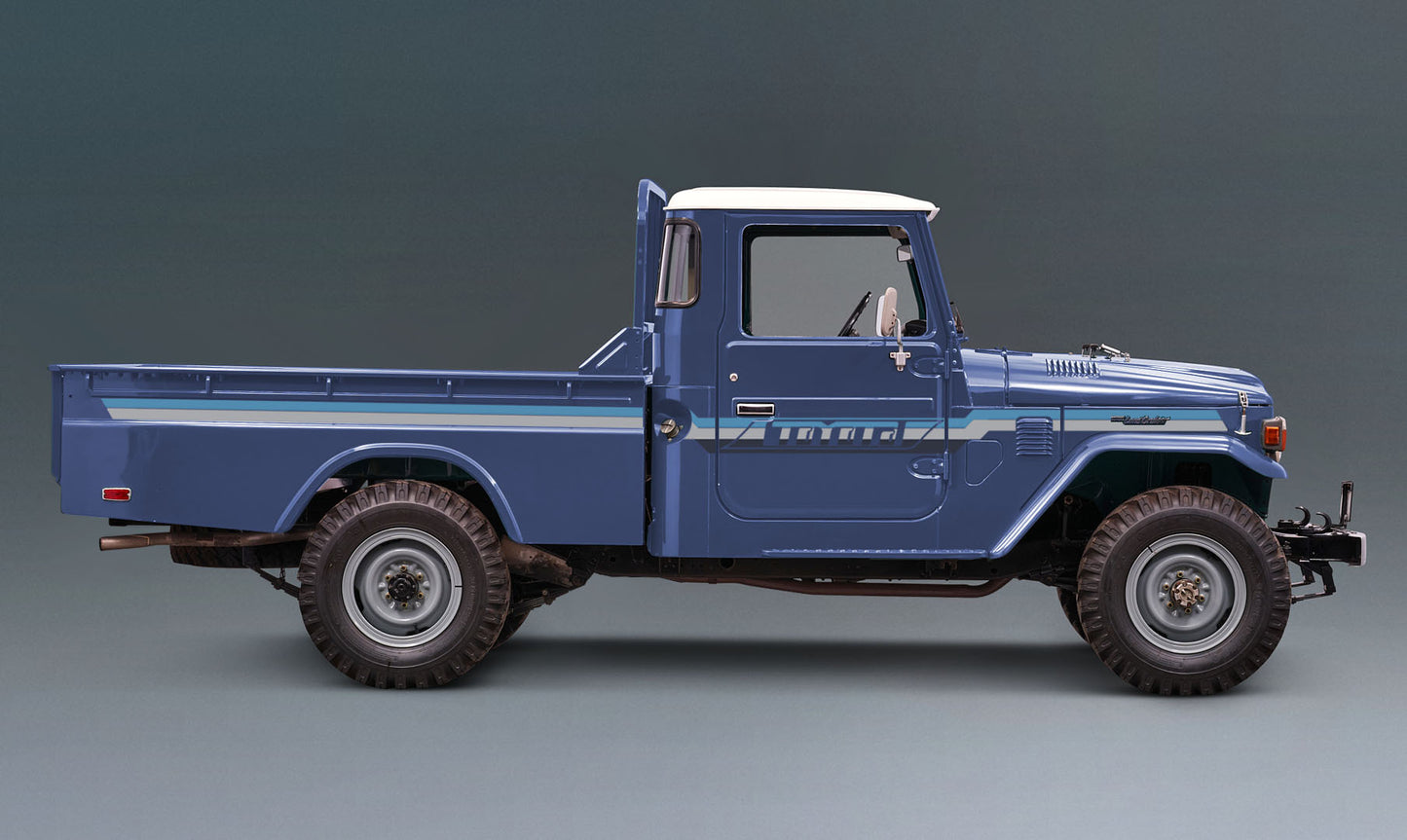 PILBARA BODY DECAL KIT : J45-SERIES TOYOTA LAND CRUISER (UTILITY/PICKUP)
