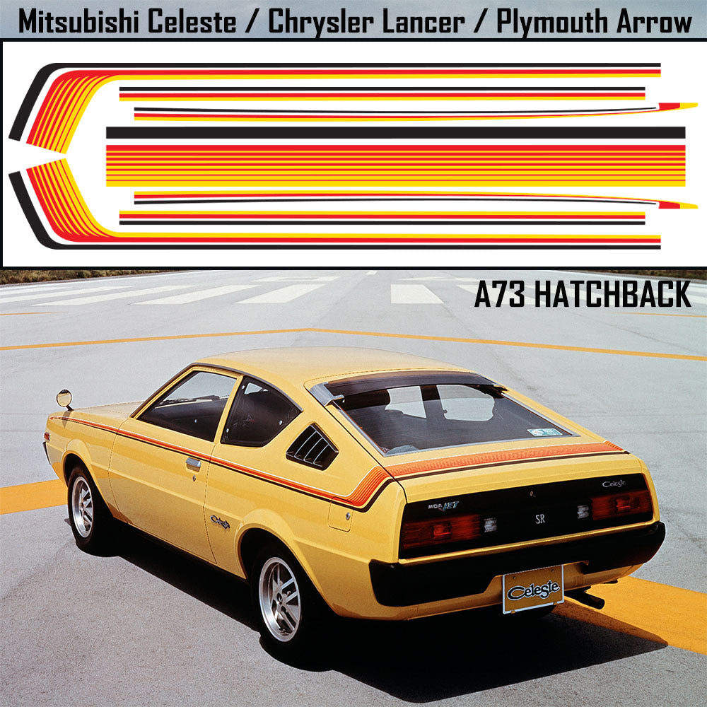 MITSUBISHI CELESTE / CHRYSLER LANCER BODY DECAL KIT