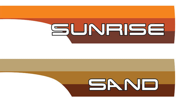 BRISBANE BODY DECAL KIT : TOYOTA HIACE VAN (H50/H60/H70/H80/H90)