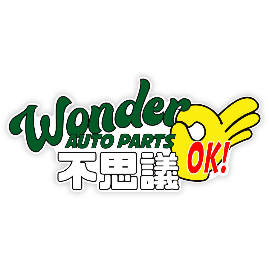 WONDER AUTO PARTS OK STICKER