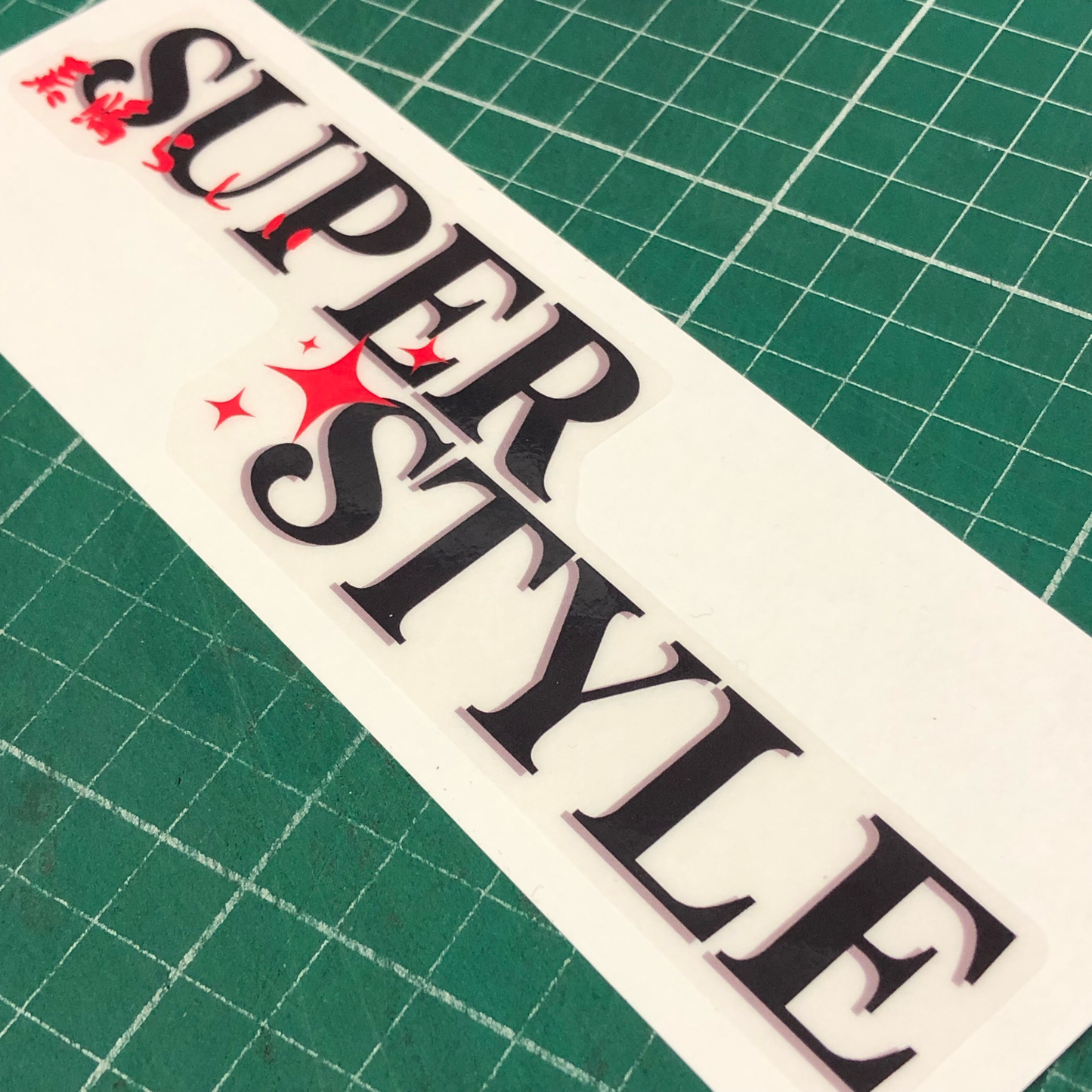 SUPER STYLE WINDOW STICKER