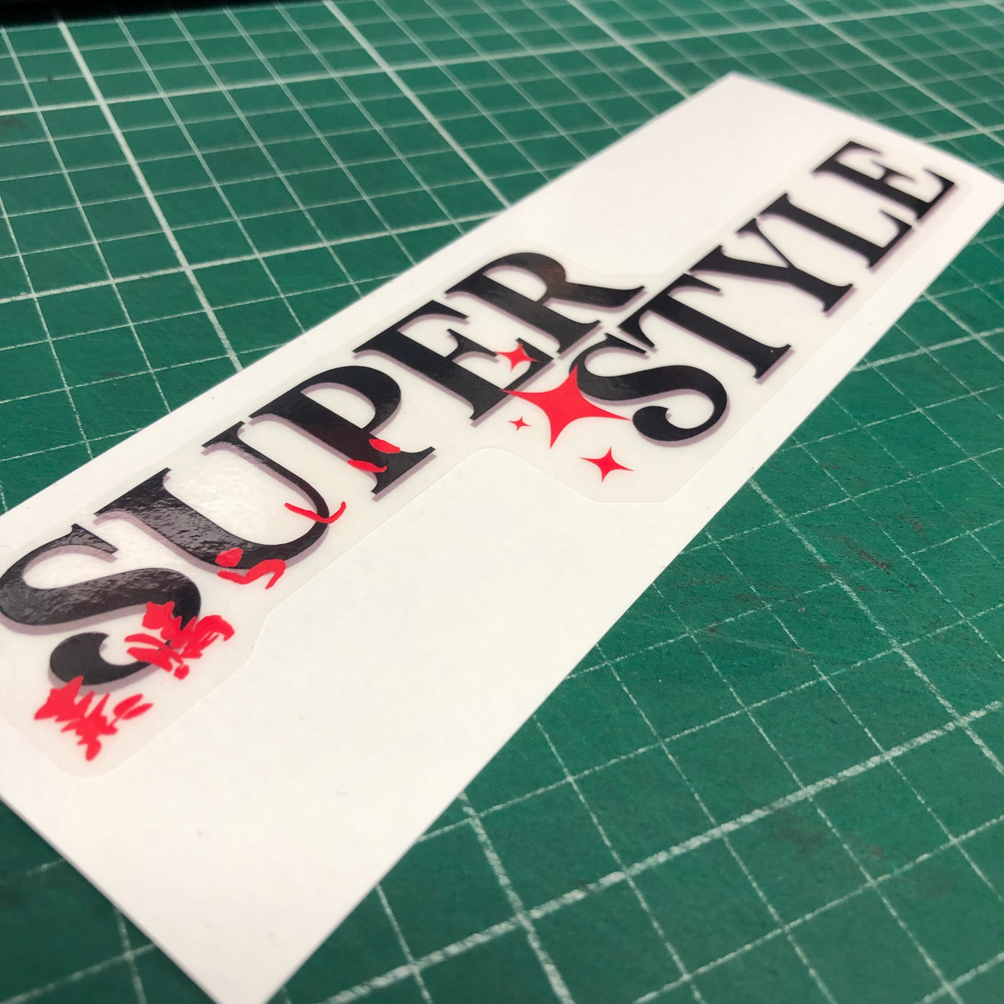 SUPER STYLE WINDOW STICKER