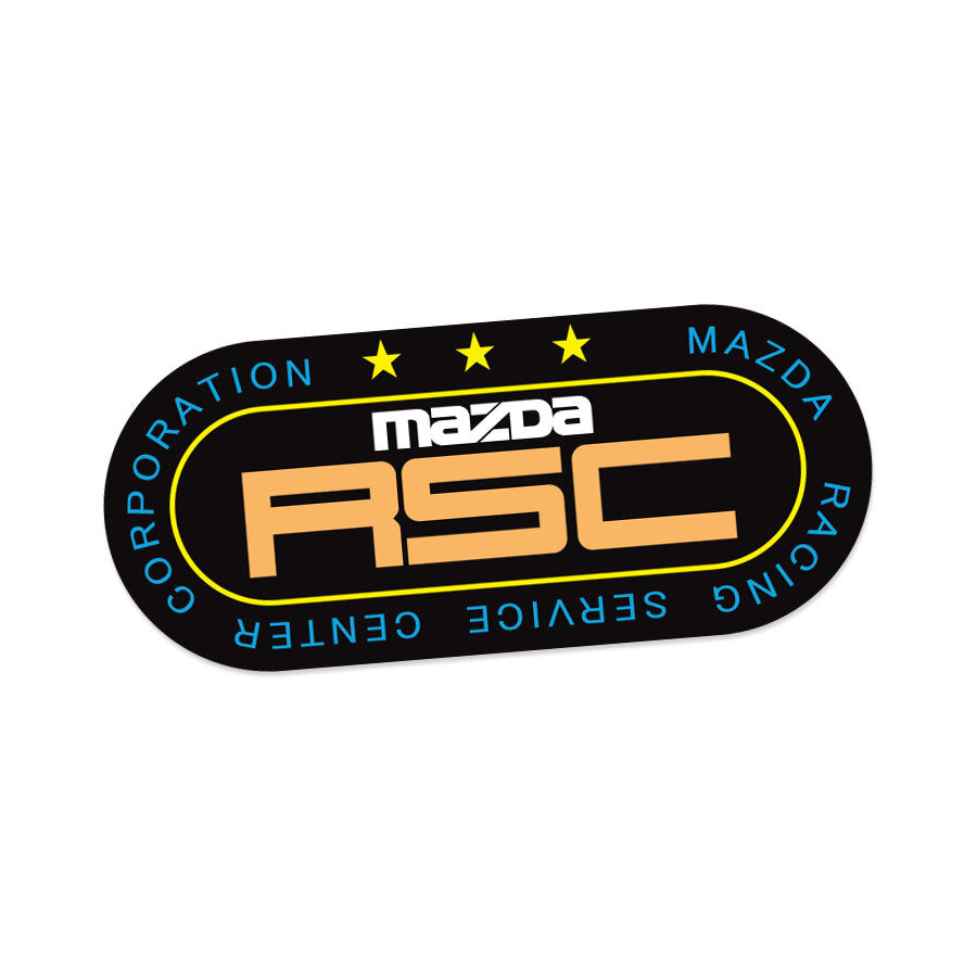 MAZDA RACING SERVICE CENTER RSC WINDOW DECAL
