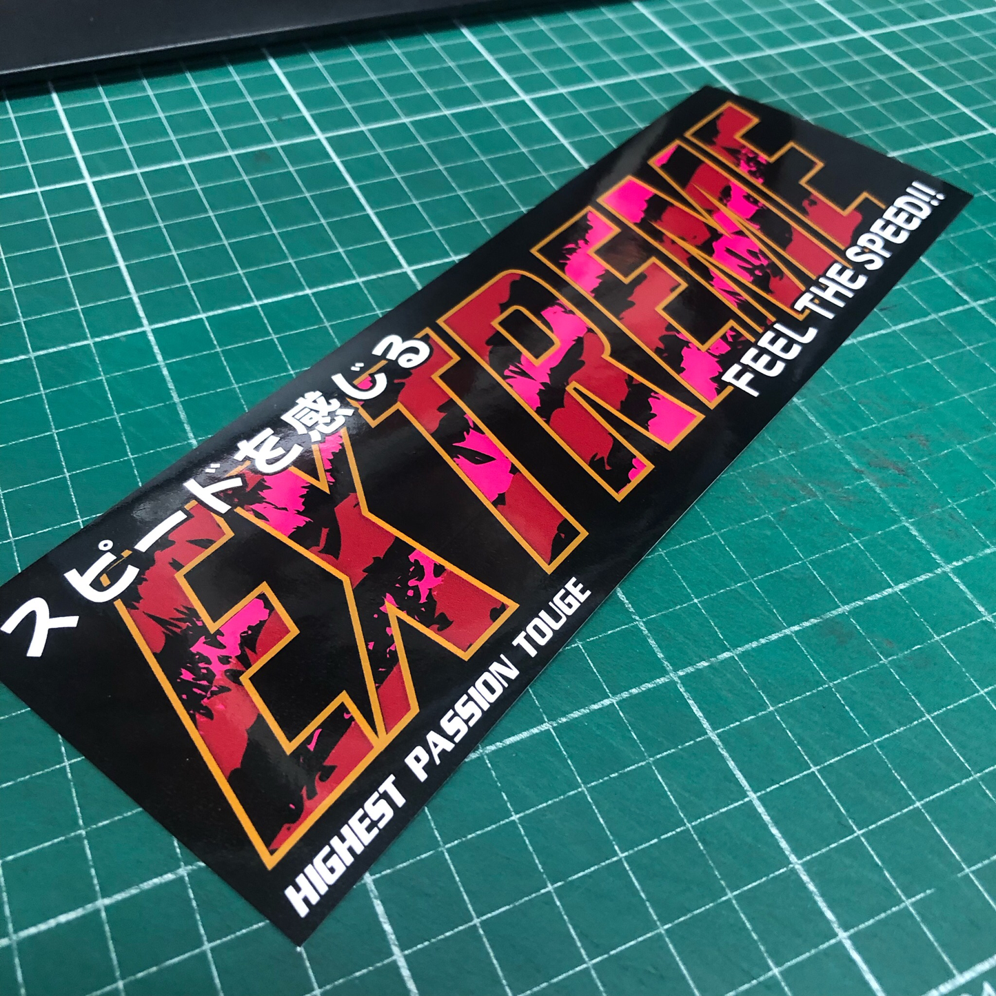 EXTREME FEEL THE SPEED SLAP STICKER