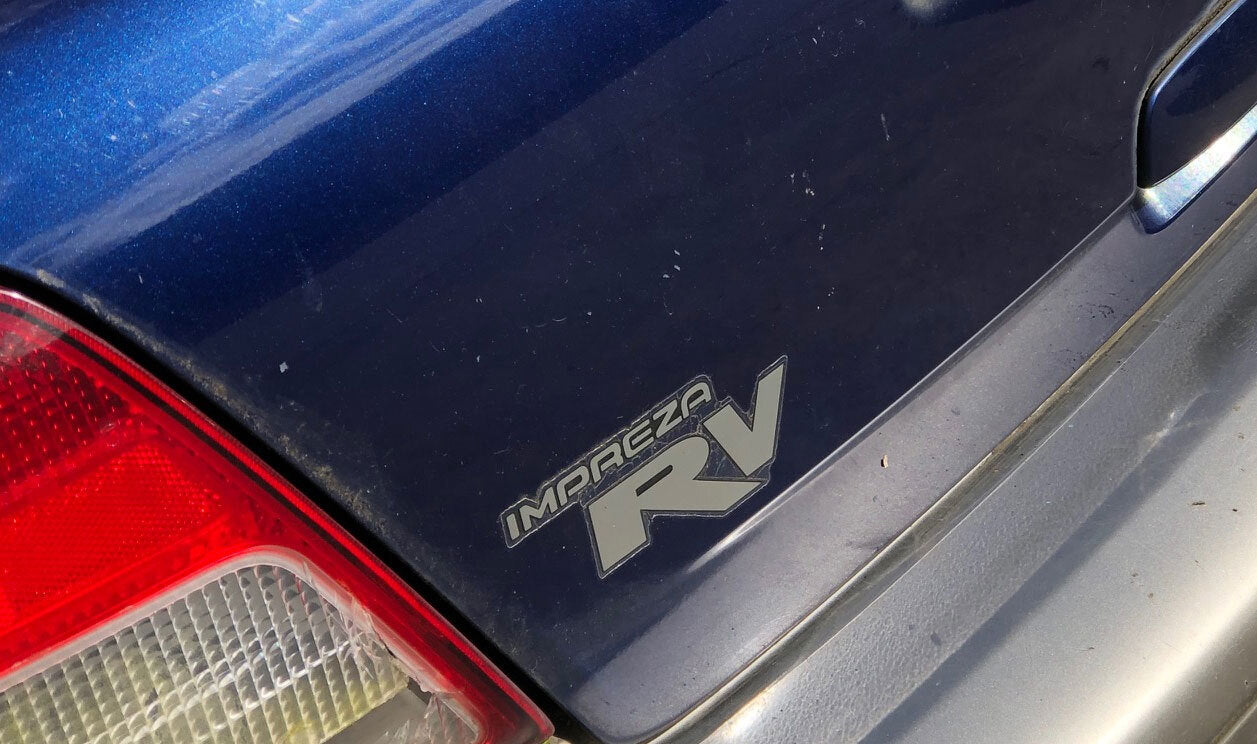 IMPREZA RV HATCH DECAL : 2001-2004 SUBARU IMPREZA RV