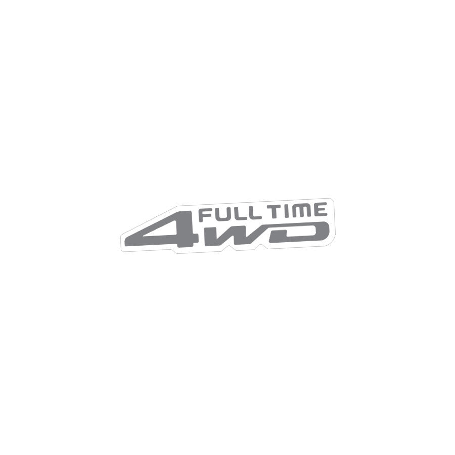FULL-TIME 4WD REAR WINDOW DECAL : TOYOTA LANDCRUISER 100-SERIES