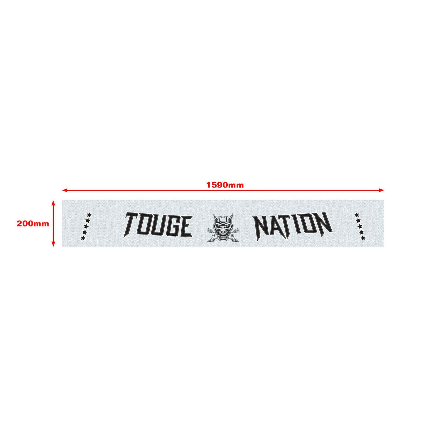 TOGUE NATION ONI UNIVERSAL WINDSCREEN BANNER