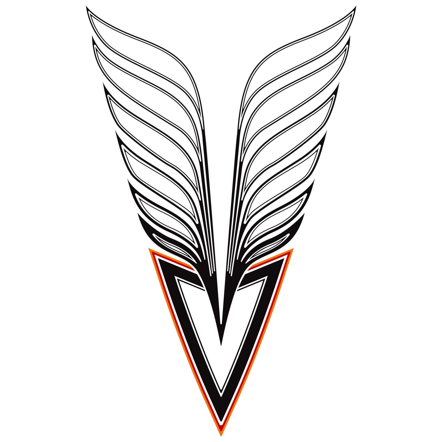 PLYMOUTH FIRE ARROW HOOD DECAL