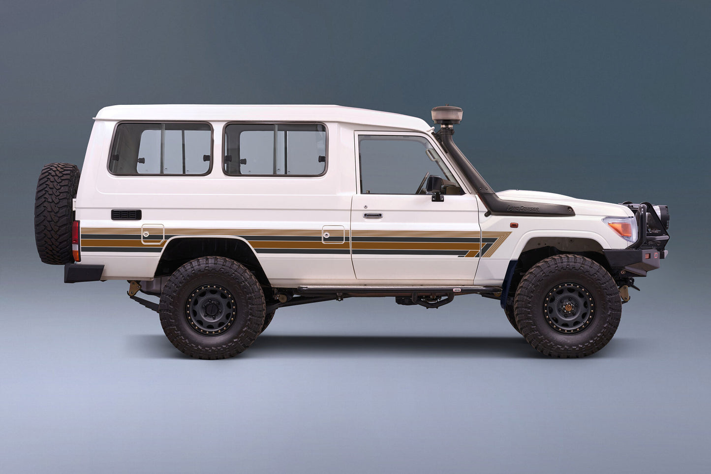 KIAH RIVER BODY DECAL KIT : TOYOTA LAND CRUISER 78-SERIES TROOPY