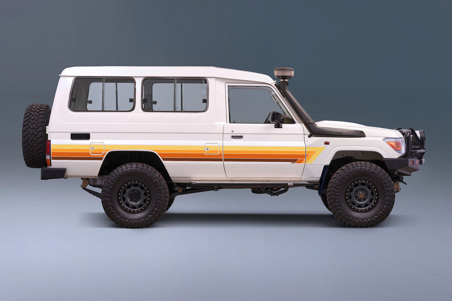 KIAH RIVER BODY DECAL KIT : TOYOTA LAND CRUISER 78-SERIES TROOPY